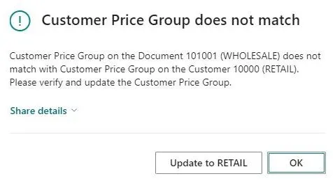 Use Actionable Error