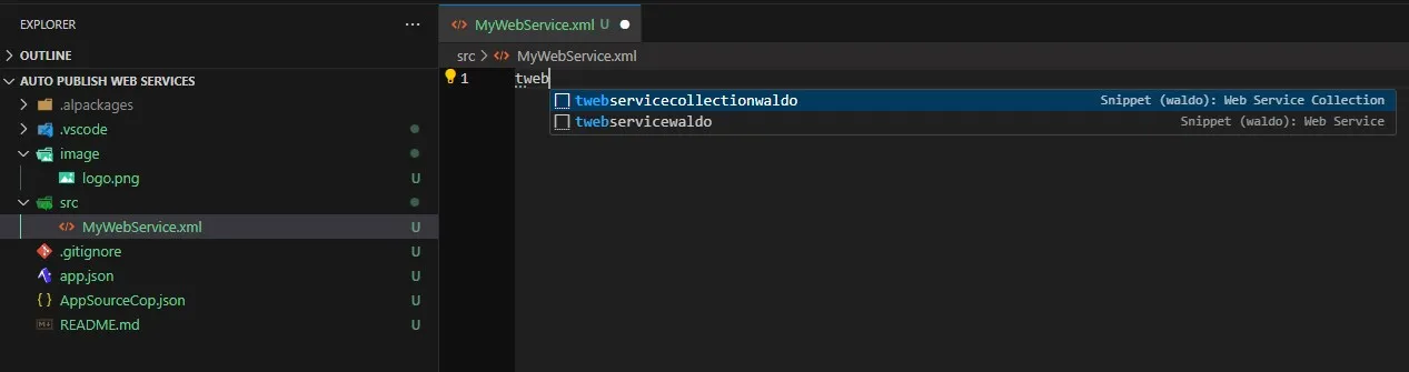 Web Service Snippet