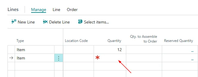 BlankZero on Sales Order