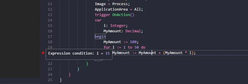 Conditional Breakpoint