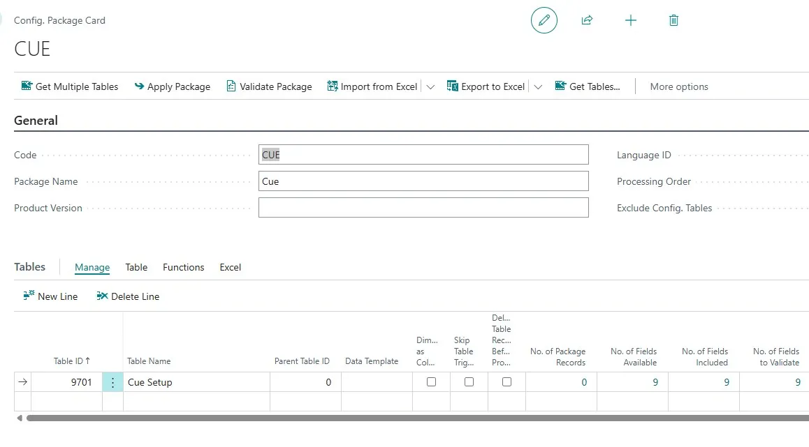 Configuration Package