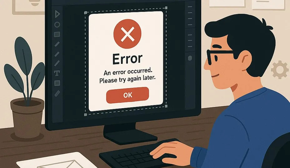 Designing an error message