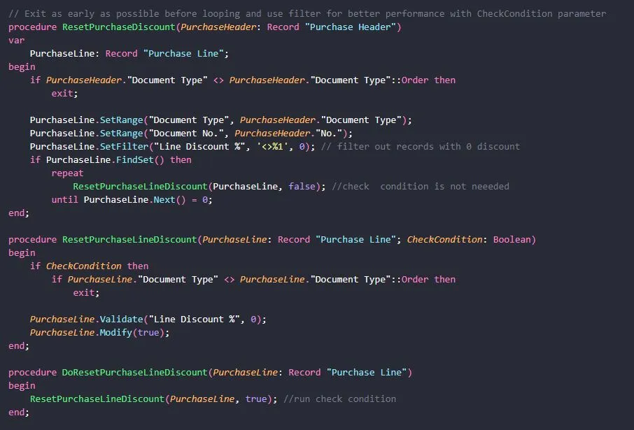 Early Exit with CheckCondition Parameter