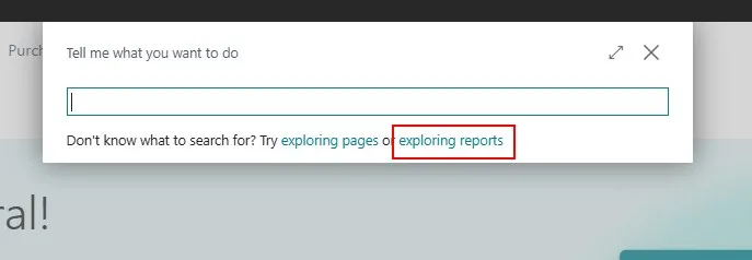 Exploring Reports
