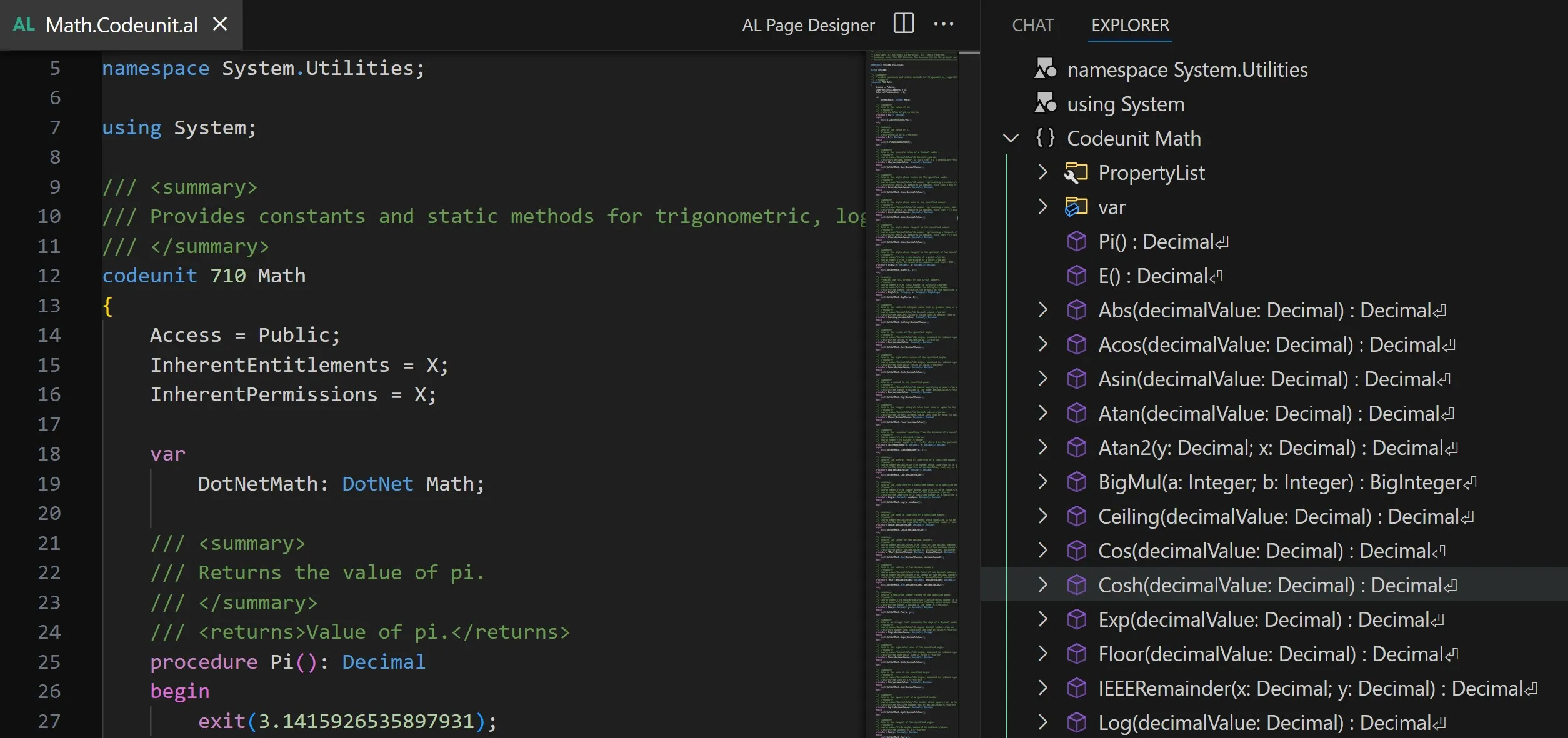 Math Codeunit