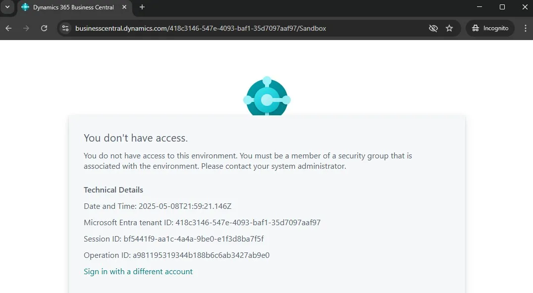 No access