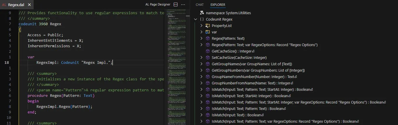Regex Codeunit