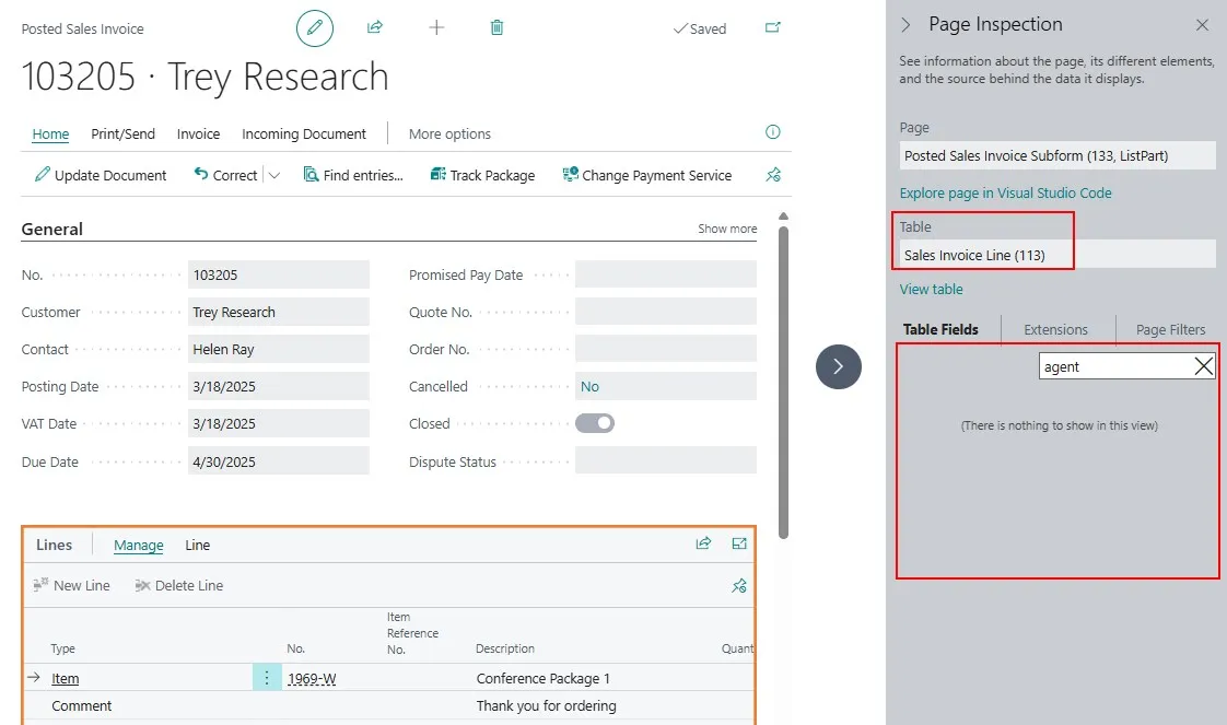 Shipping Agent fields in Sales Invoice Line