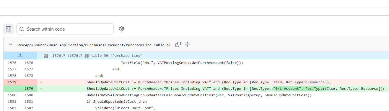 Change Behaviour on VAT Prod. Posting Group - Prices Incl. VAT in v28.2