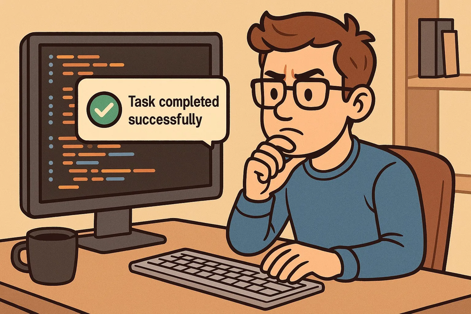 Designing a success message