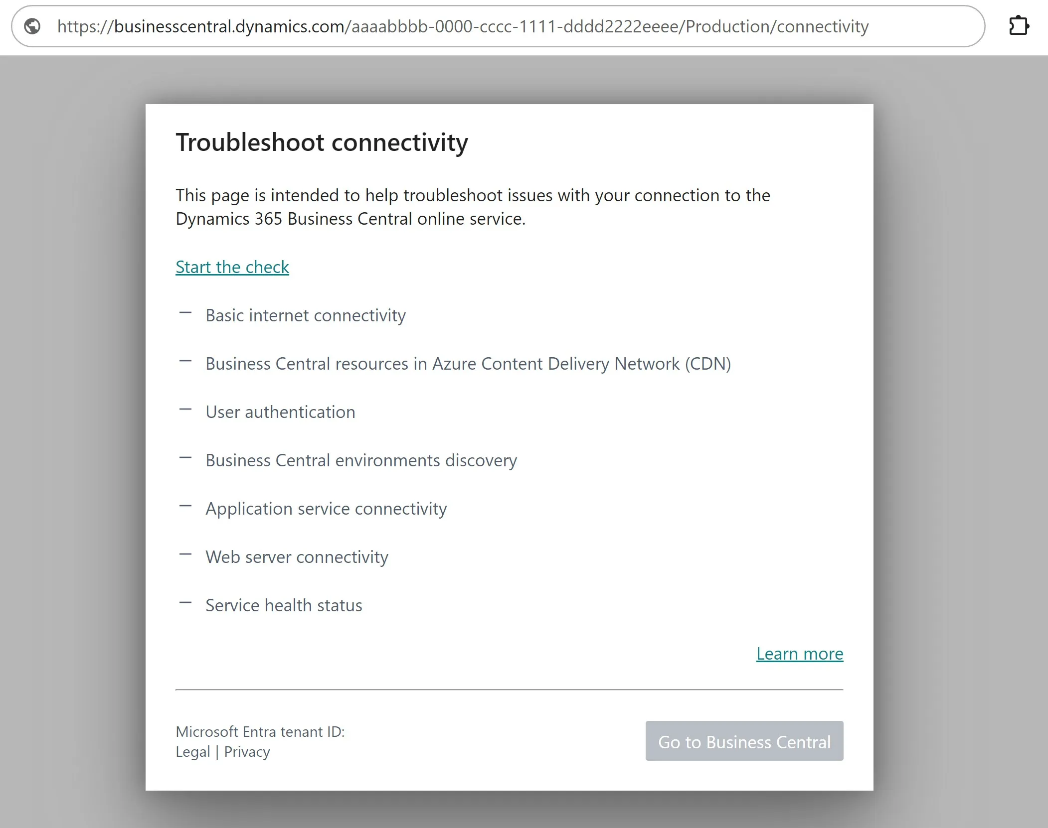 Troubleshoot Connectivity