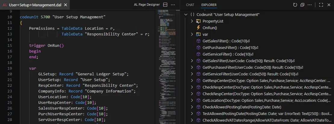 User Setup Management codeunit