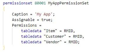 Hello Permission Set Object