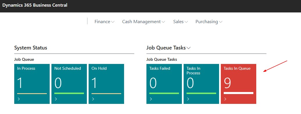 D365 Business Central: Why is my Job Queue Tasks Cue in Red? - That NAV Guy