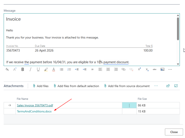 BC Friday Tips #70 Email Scenario Attachment - That NAV Guy